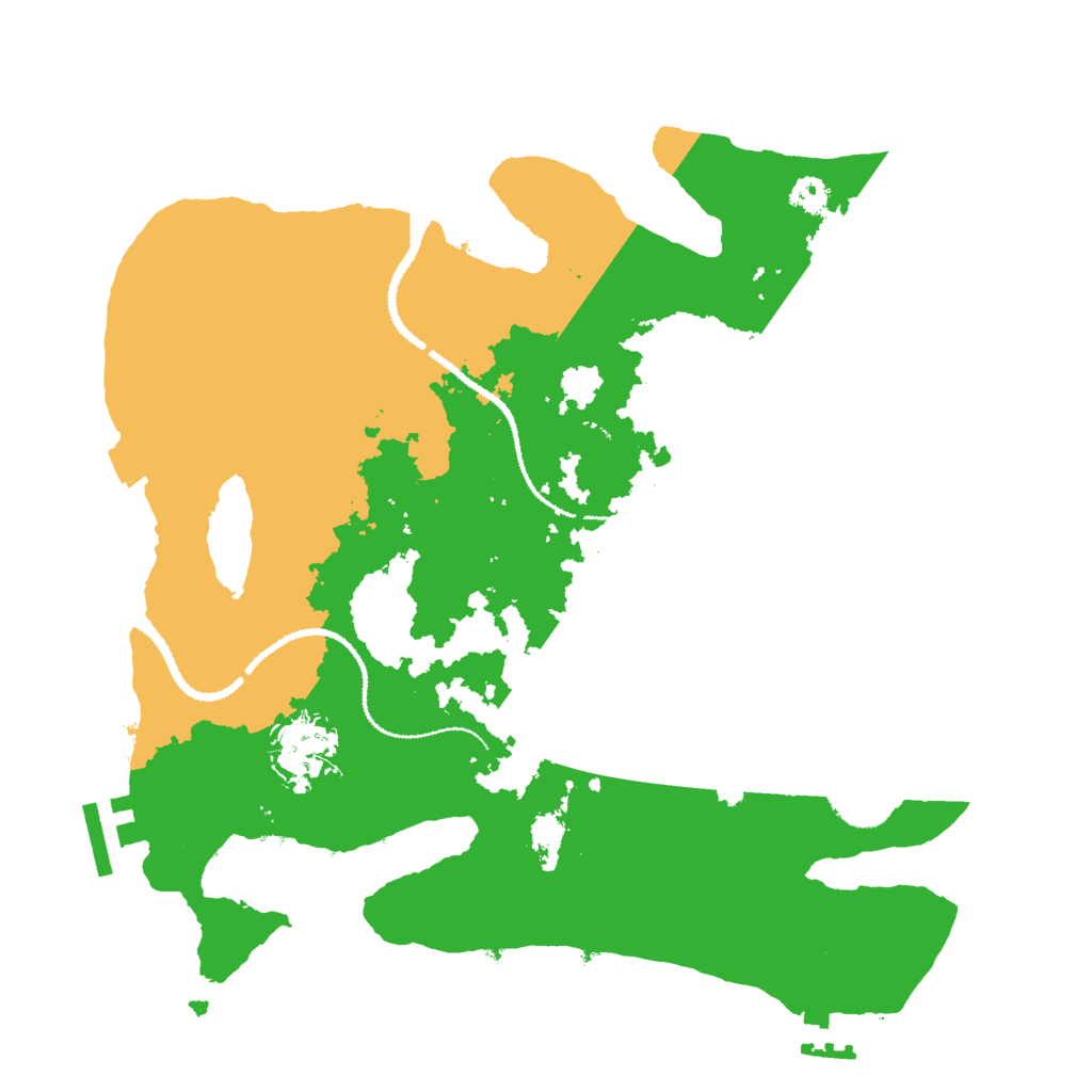 Biome Rust Map: Procedural Map, Size: 3000, Seed: 78459