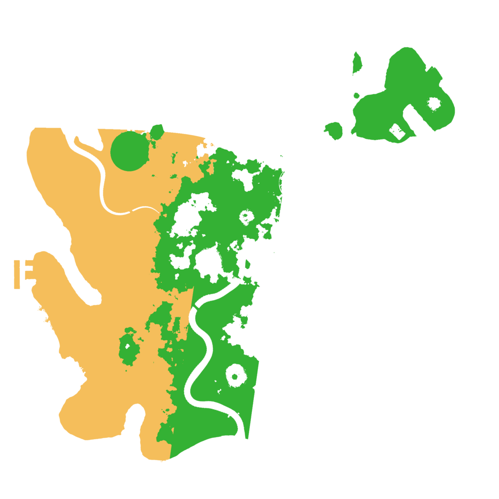 Biome Rust Map: Procedural Map, Size: 3500, Seed: 1011831120