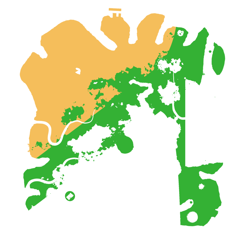 Biome Rust Map: Procedural Map, Size: 4000, Seed: 677600
