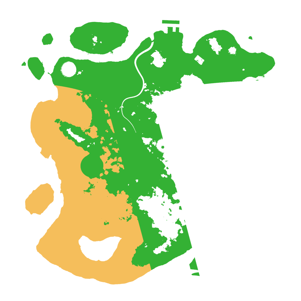 Biome Rust Map: Procedural Map, Size: 3500, Seed: 841479230