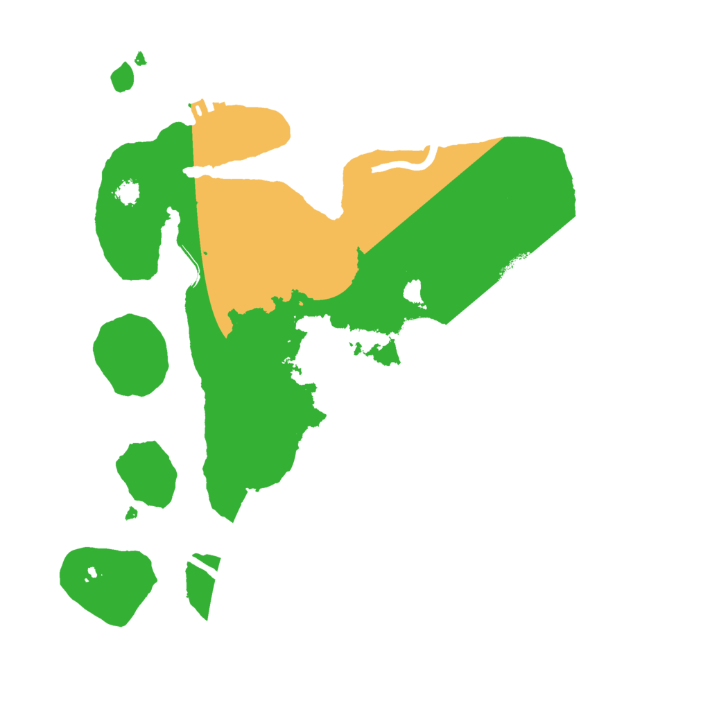 Biome Rust Map: Procedural Map, Size: 2700, Seed: 468474123