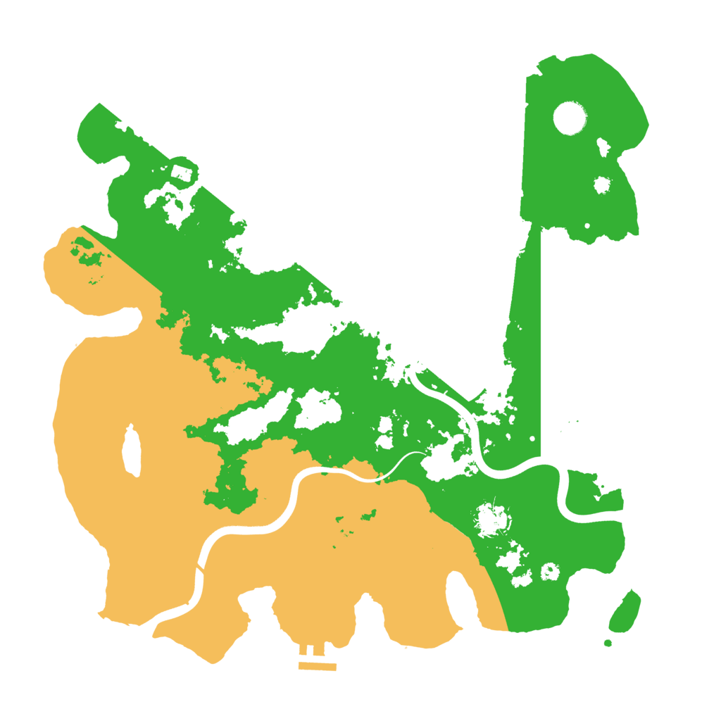 Biome Rust Map: Procedural Map, Size: 3850, Seed: 528022445
