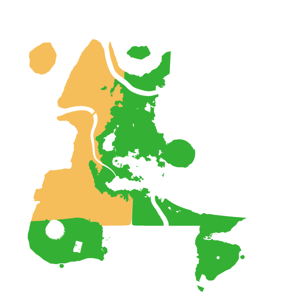 Biome Rust Map: Procedural Map, Size: 2850, Seed: 1245344355