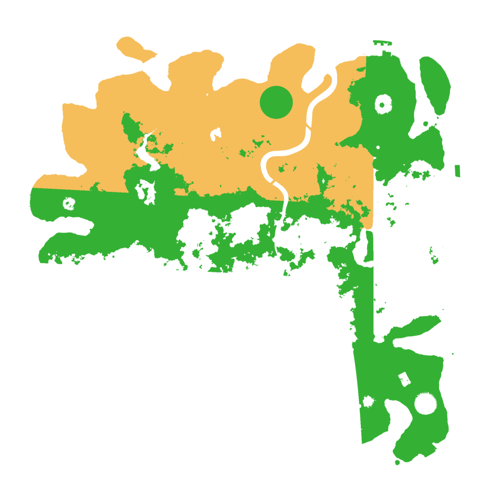 Biome Rust Map: Procedural Map, Size: 4000, Seed: 13812