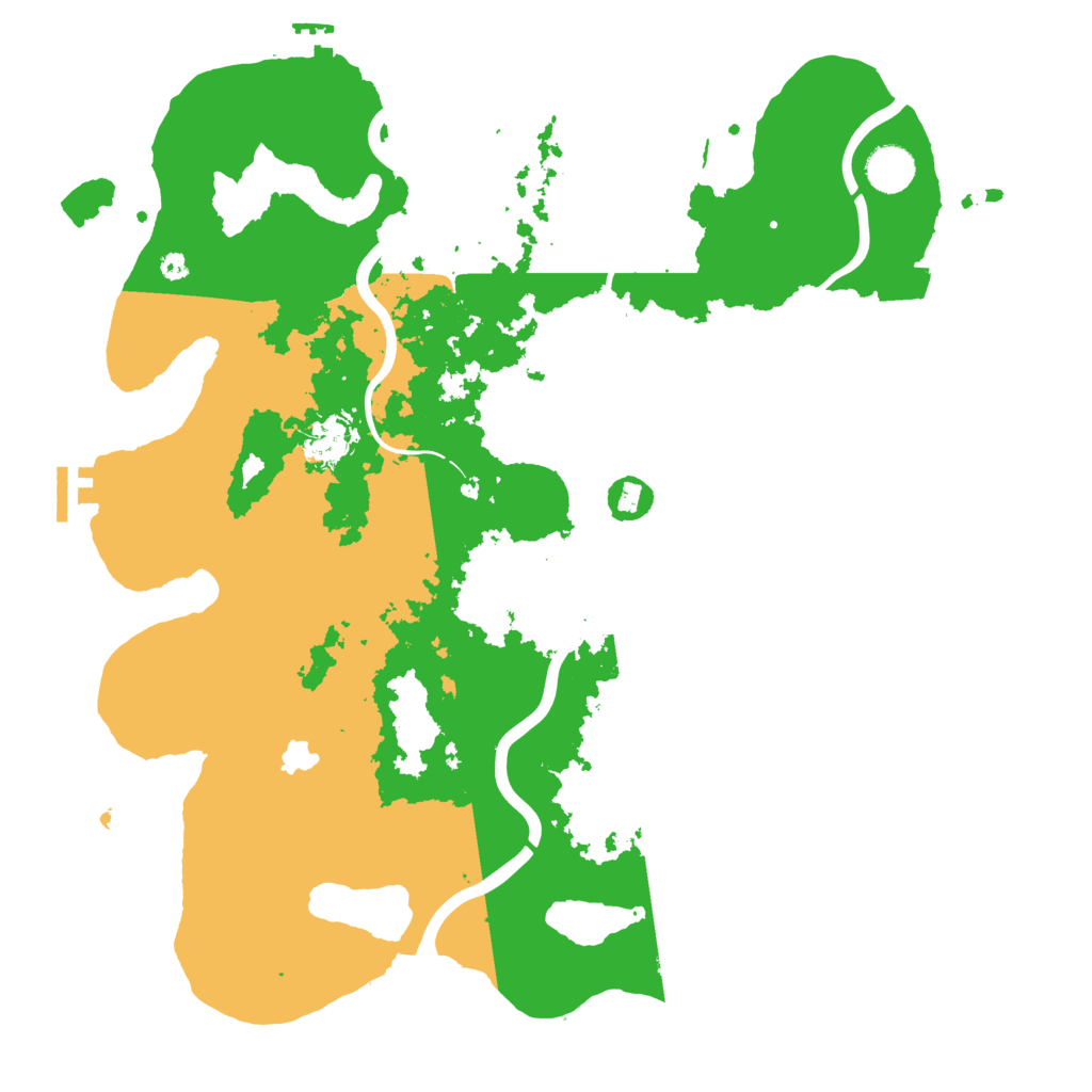 Biome Rust Map: Procedural Map, Size: 4000, Seed: 46111