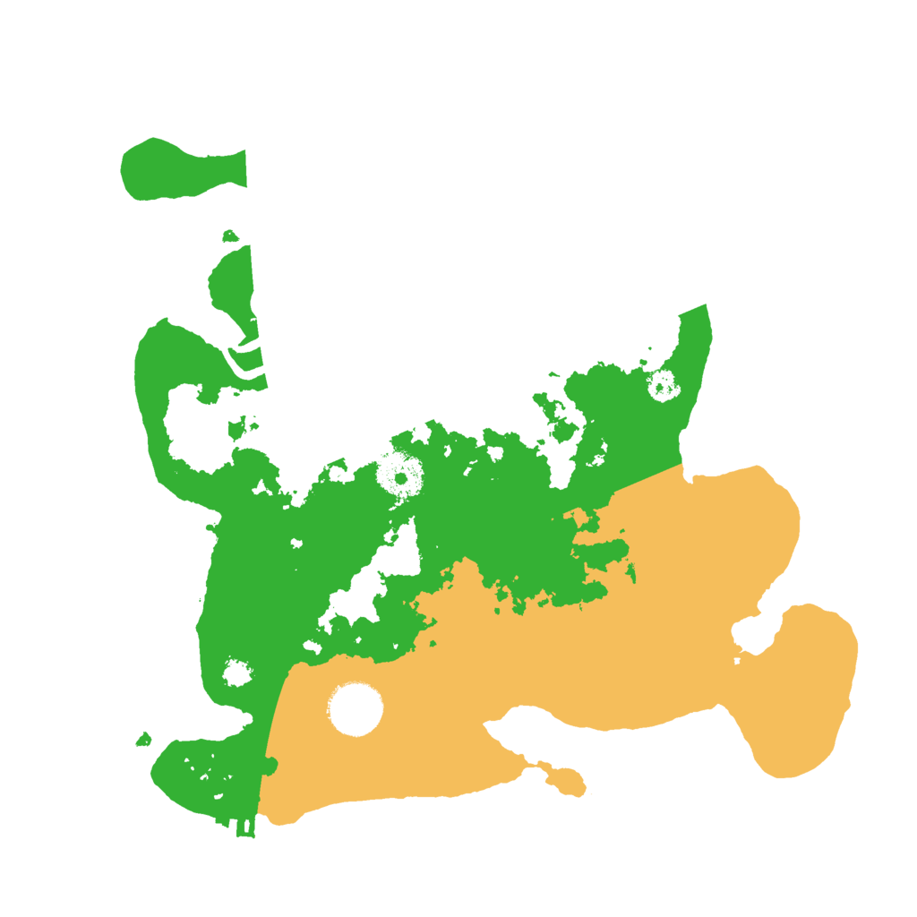 Biome Rust Map: Procedural Map, Size: 3000, Seed: 38526003