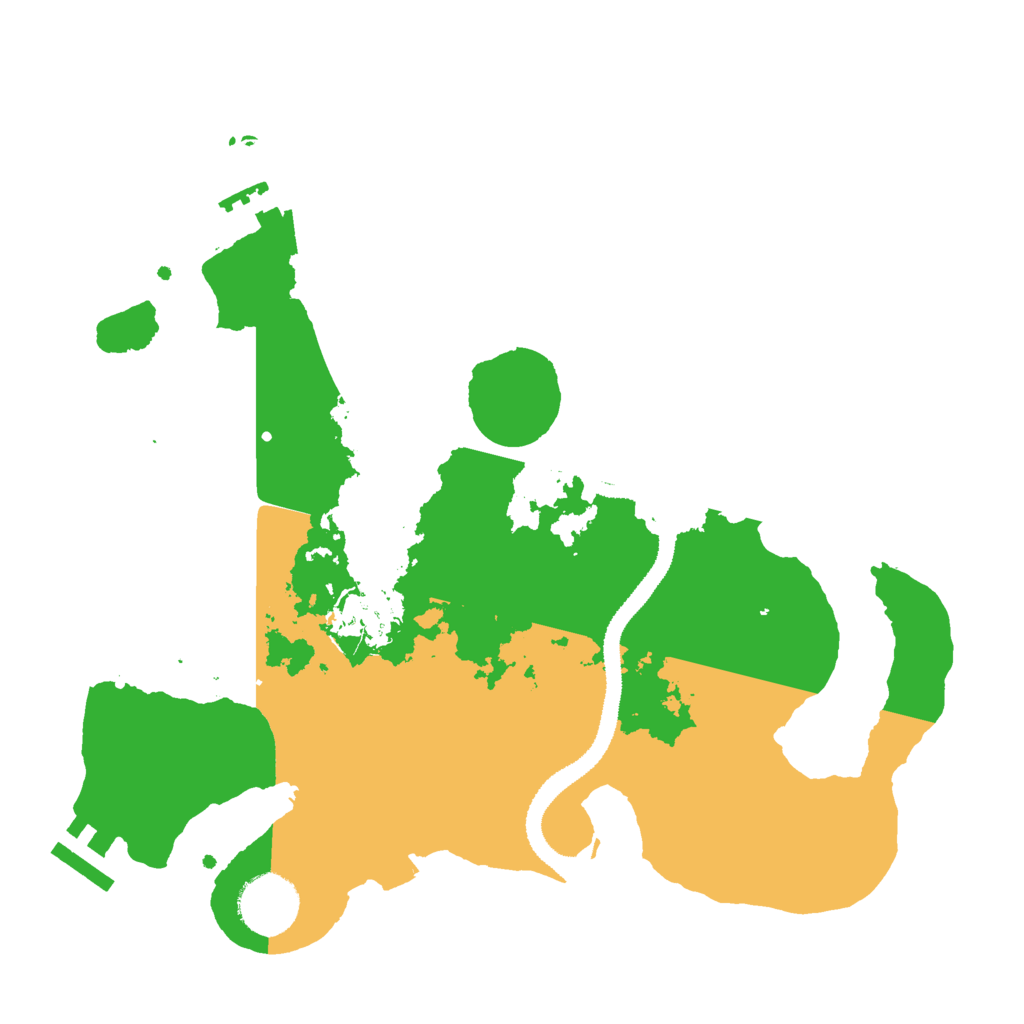 Biome Rust Map: Procedural Map, Size: 3000, Seed: 1955142059