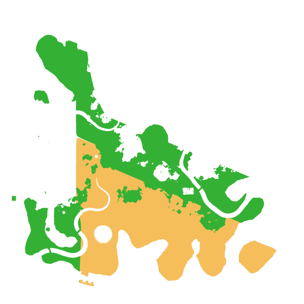 Biome Rust Map: Procedural Map, Size: 3000, Seed: 245072631