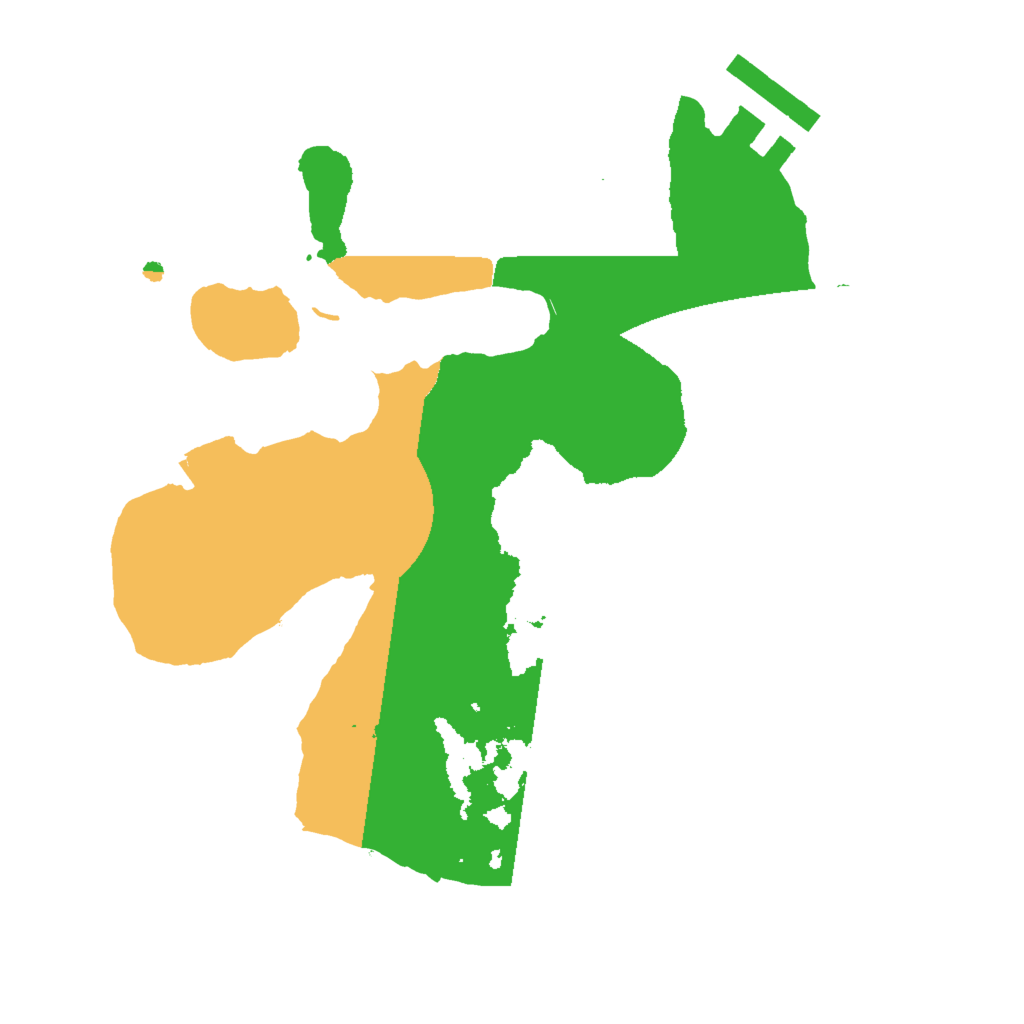 Biome Rust Map: Procedural Map, Size: 2000, Seed: 1209445626