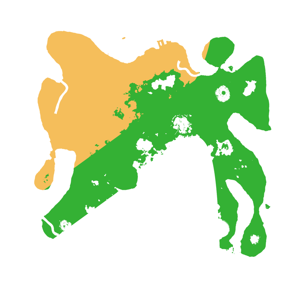 Biome Rust Map: Procedural Map, Size: 3000, Seed: 15405