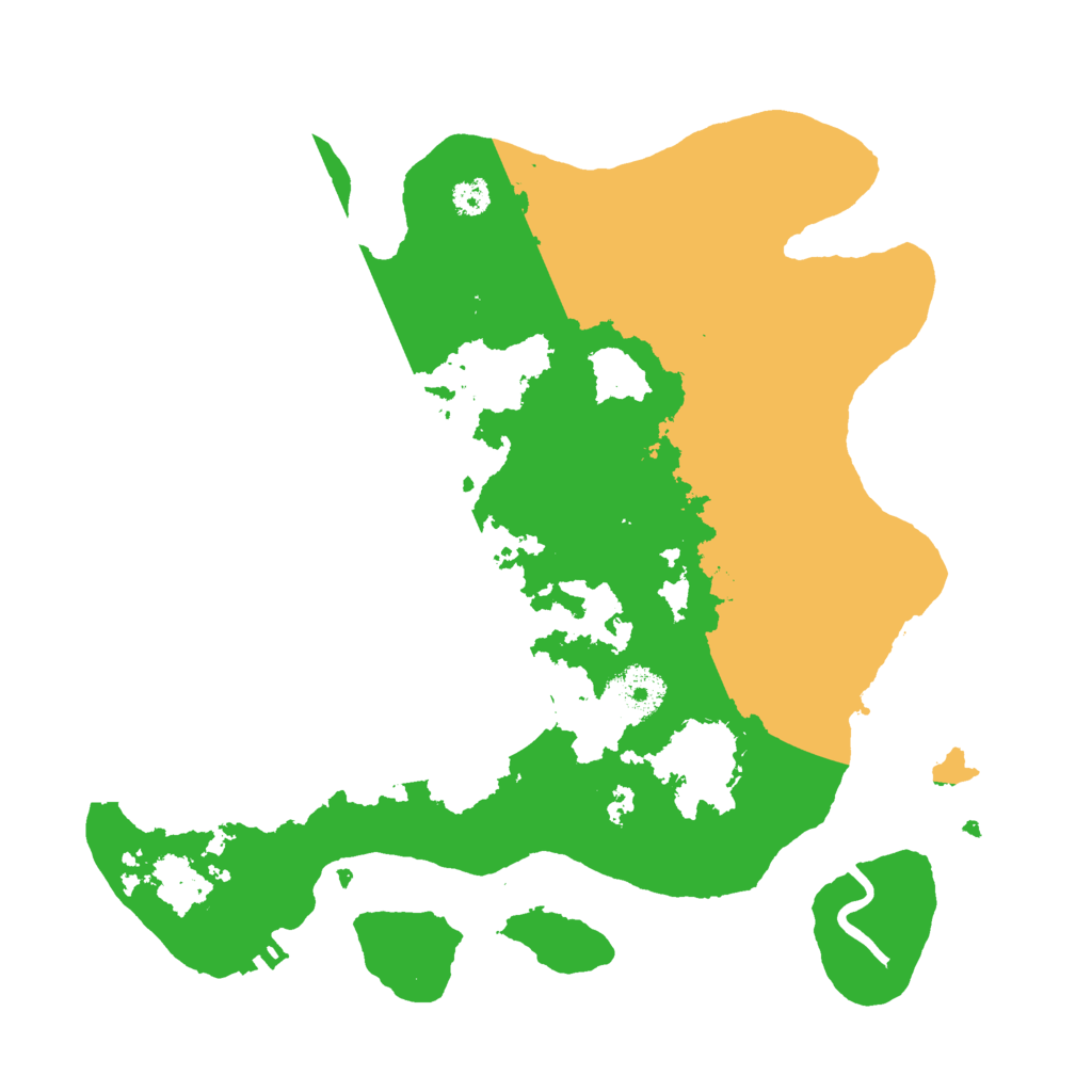 Biome Rust Map: Procedural Map, Size: 3000, Seed: 12535