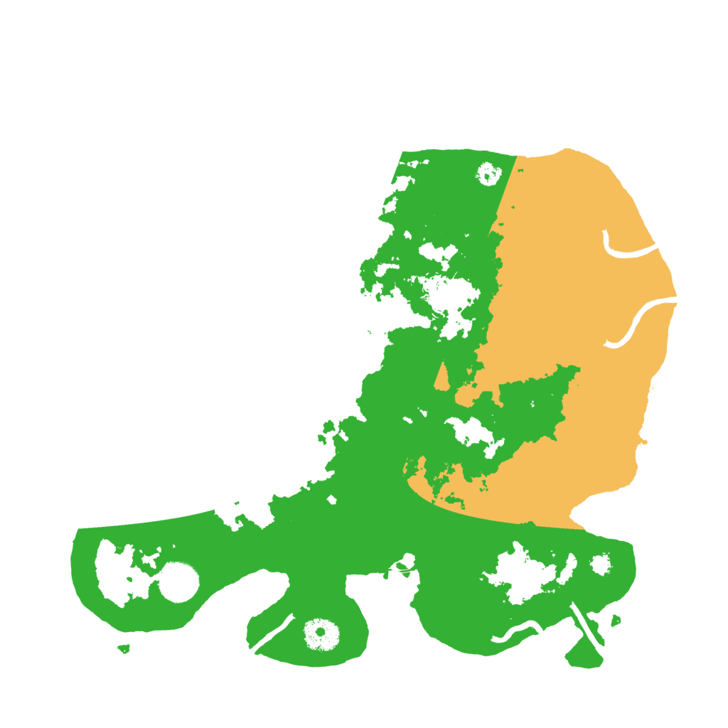 Biome Rust Map: Procedural Map, Size: 3200, Seed: 12