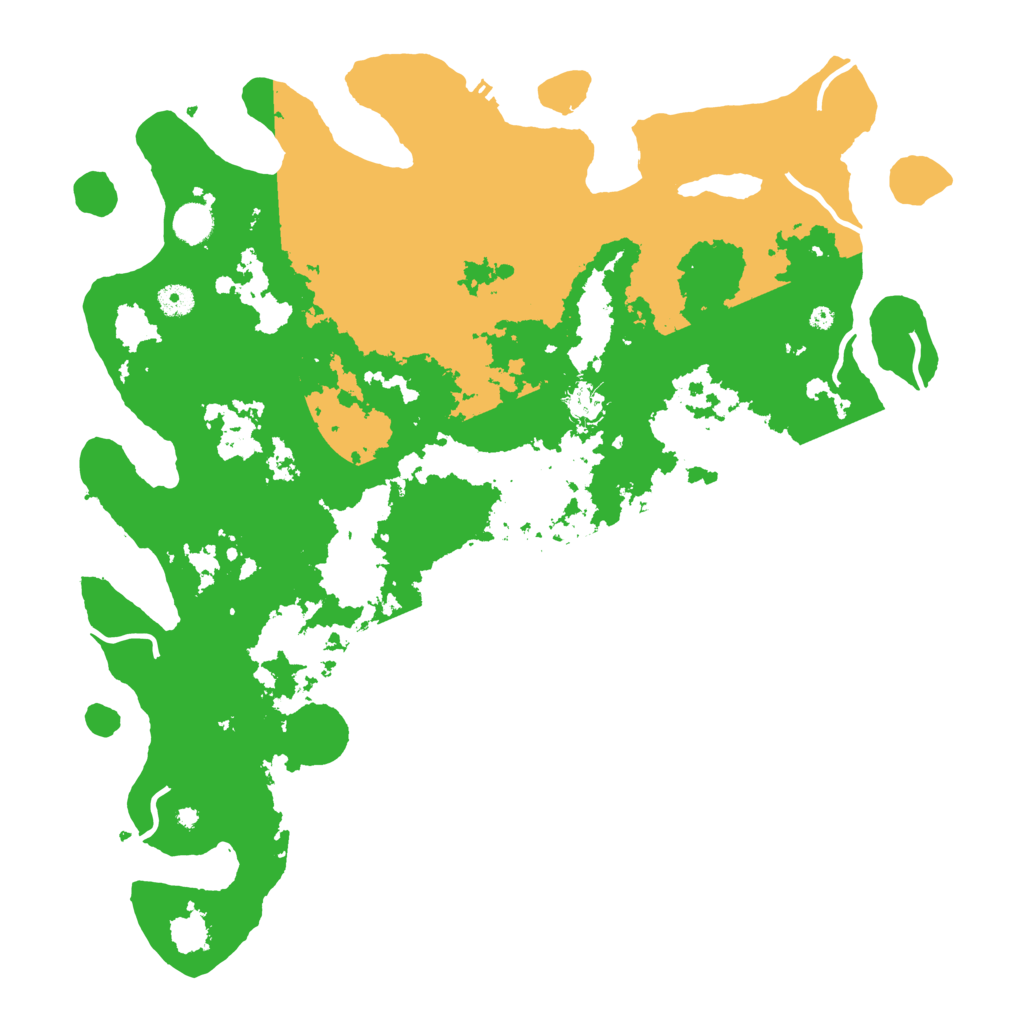Biome Rust Map: Procedural Map, Size: 4500, Seed: 127516
