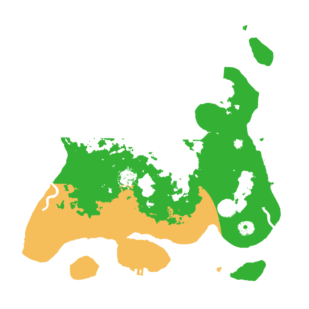 Biome Rust Map: Procedural Map, Size: 3000, Seed: 9671
