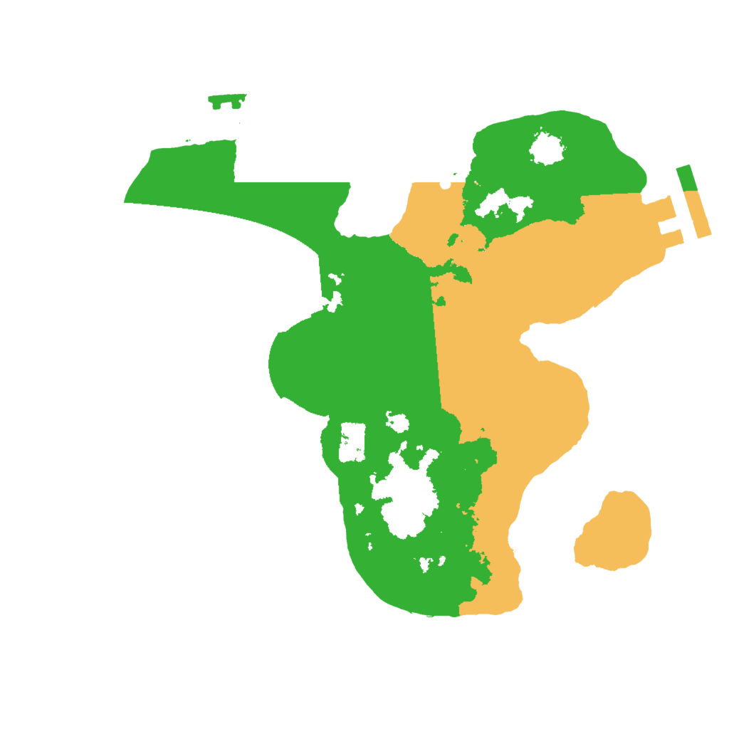 Biome Rust Map: Procedural Map, Size: 2000, Seed: 13813