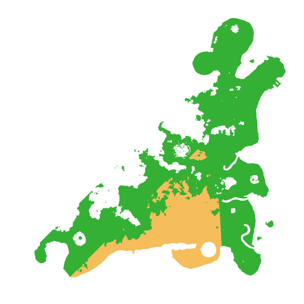 Biome Rust Map: Procedural Map, Size: 3500, Seed: 34475660