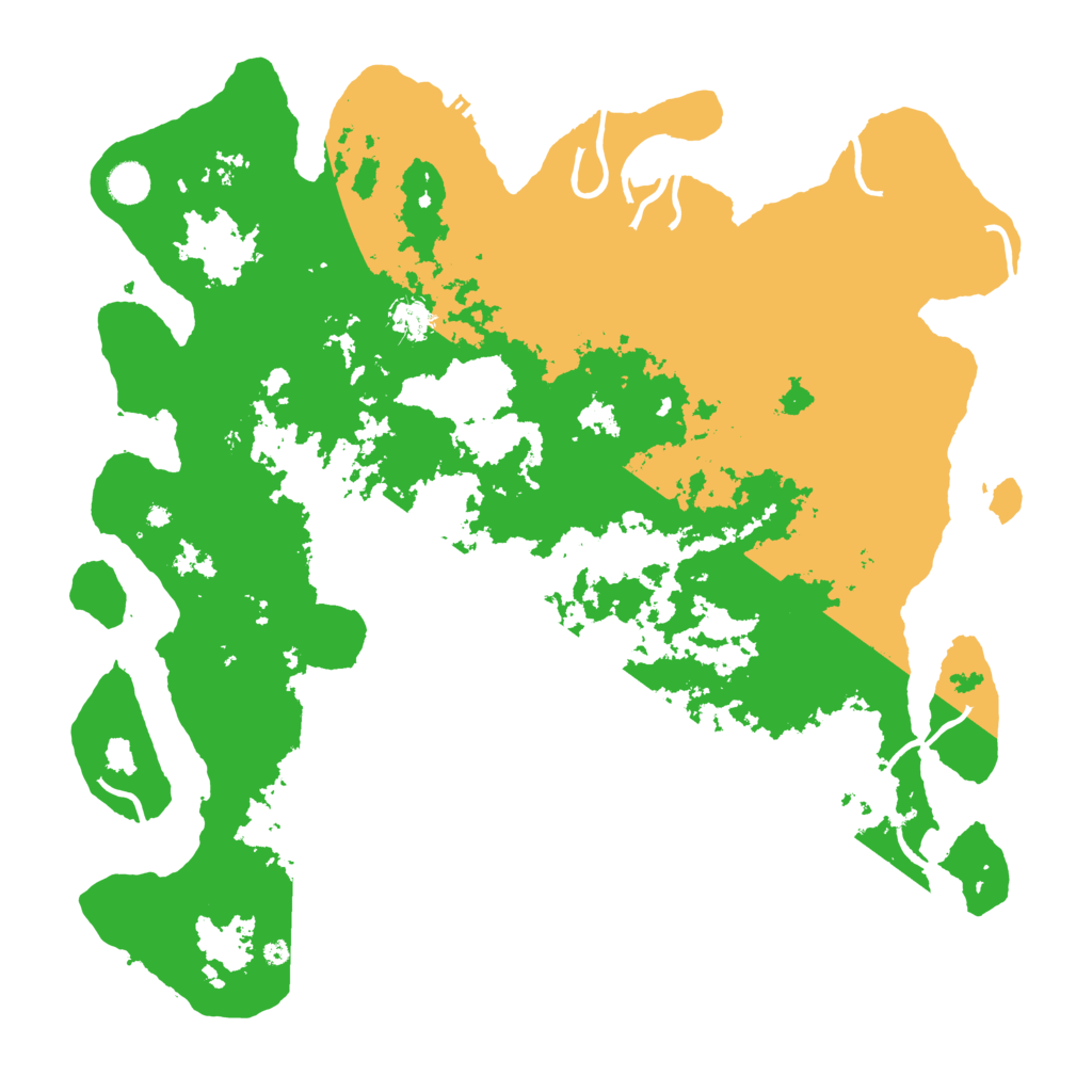 Biome Rust Map: Procedural Map, Size: 4500, Seed: 1616