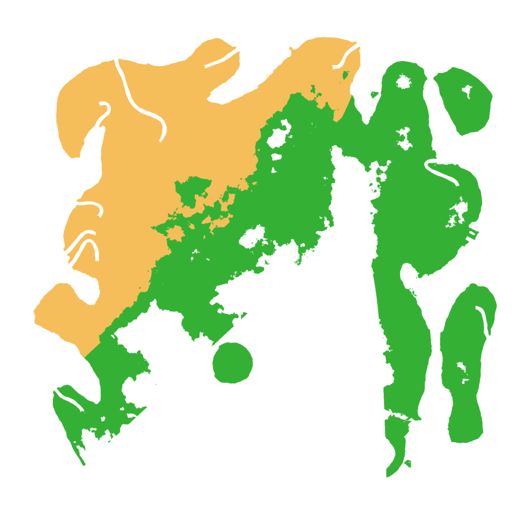 Biome Rust Map: Procedural Map, Size: 3500, Seed: 873534