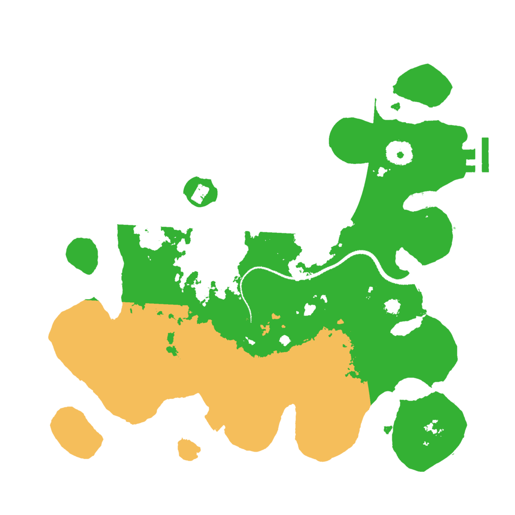 Biome Rust Map: Procedural Map, Size: 3000, Seed: 46377
