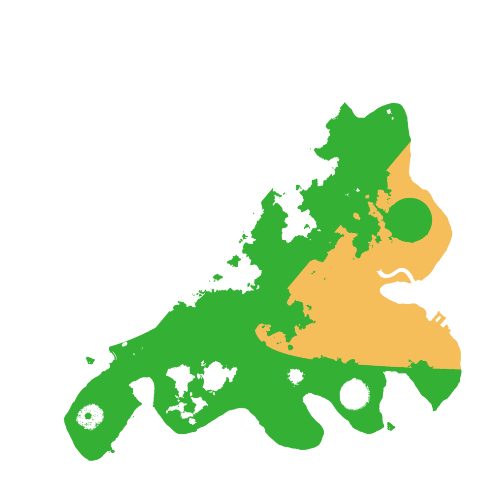 Biome Rust Map: Procedural Map, Size: 3000, Seed: 15577