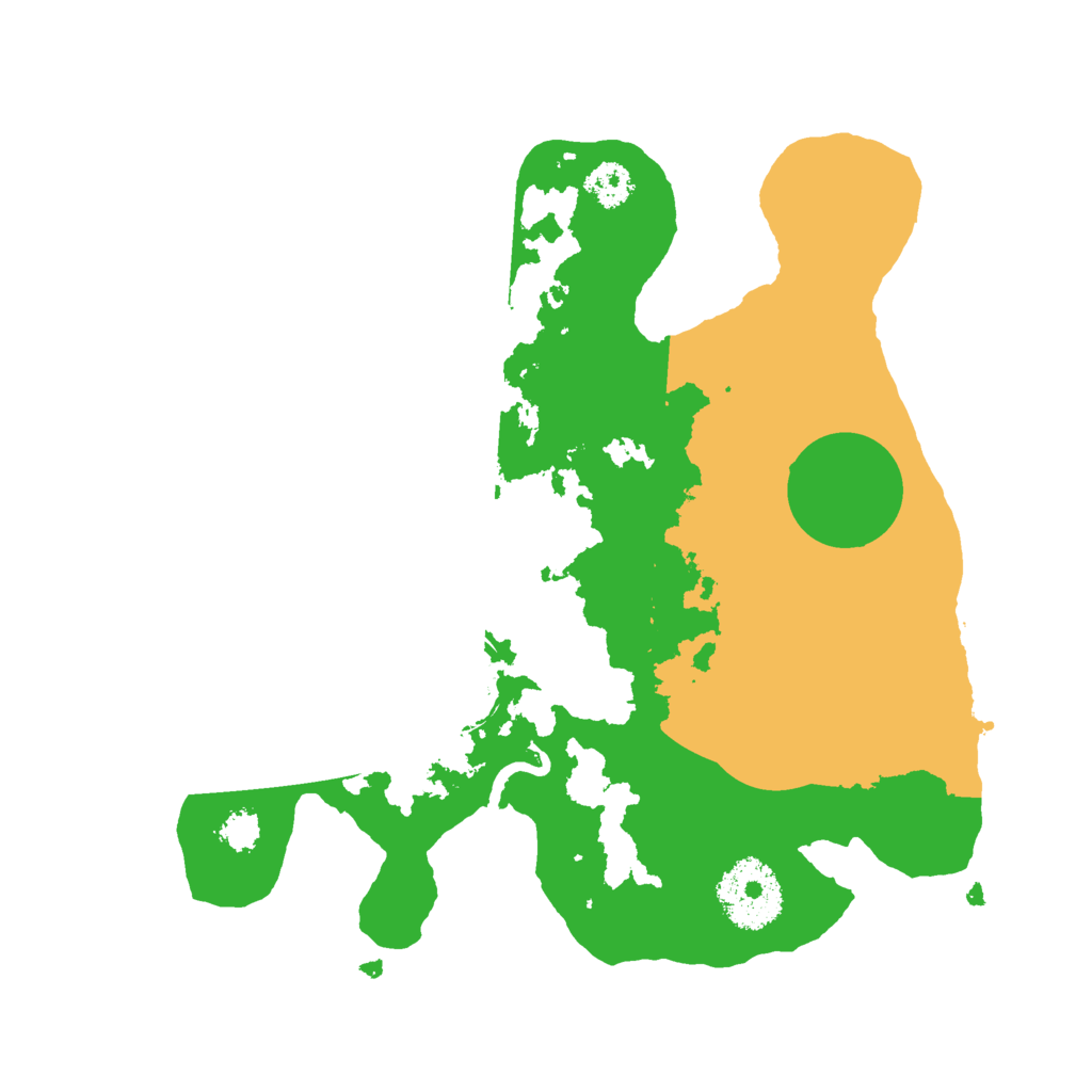 Biome Rust Map: Procedural Map, Size: 2500, Seed: 1600213