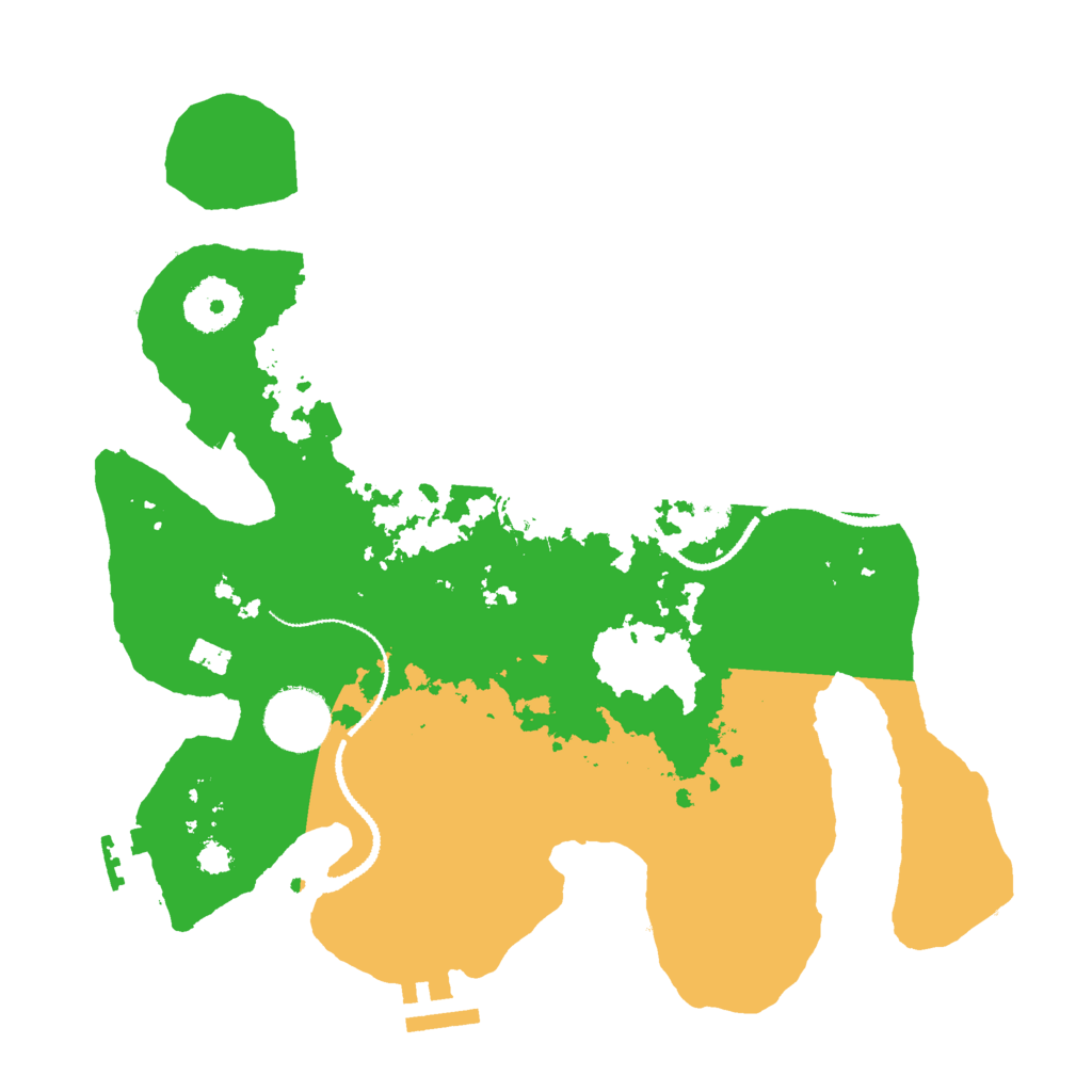 Biome Rust Map: Procedural Map, Size: 3000, Seed: 21242