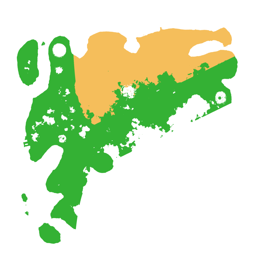 Biome Rust Map: Procedural Map, Size: 3500, Seed: 995