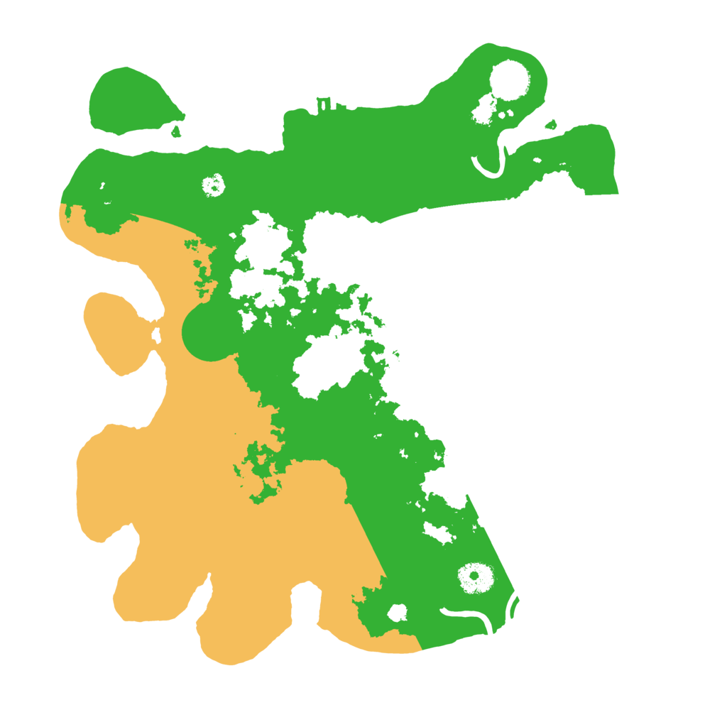 Biome Rust Map: Procedural Map, Size: 3300, Seed: 44422