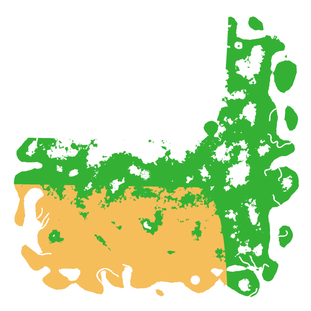 Biome Rust Map: Procedural Map, Size: 6000, Seed: 315060407