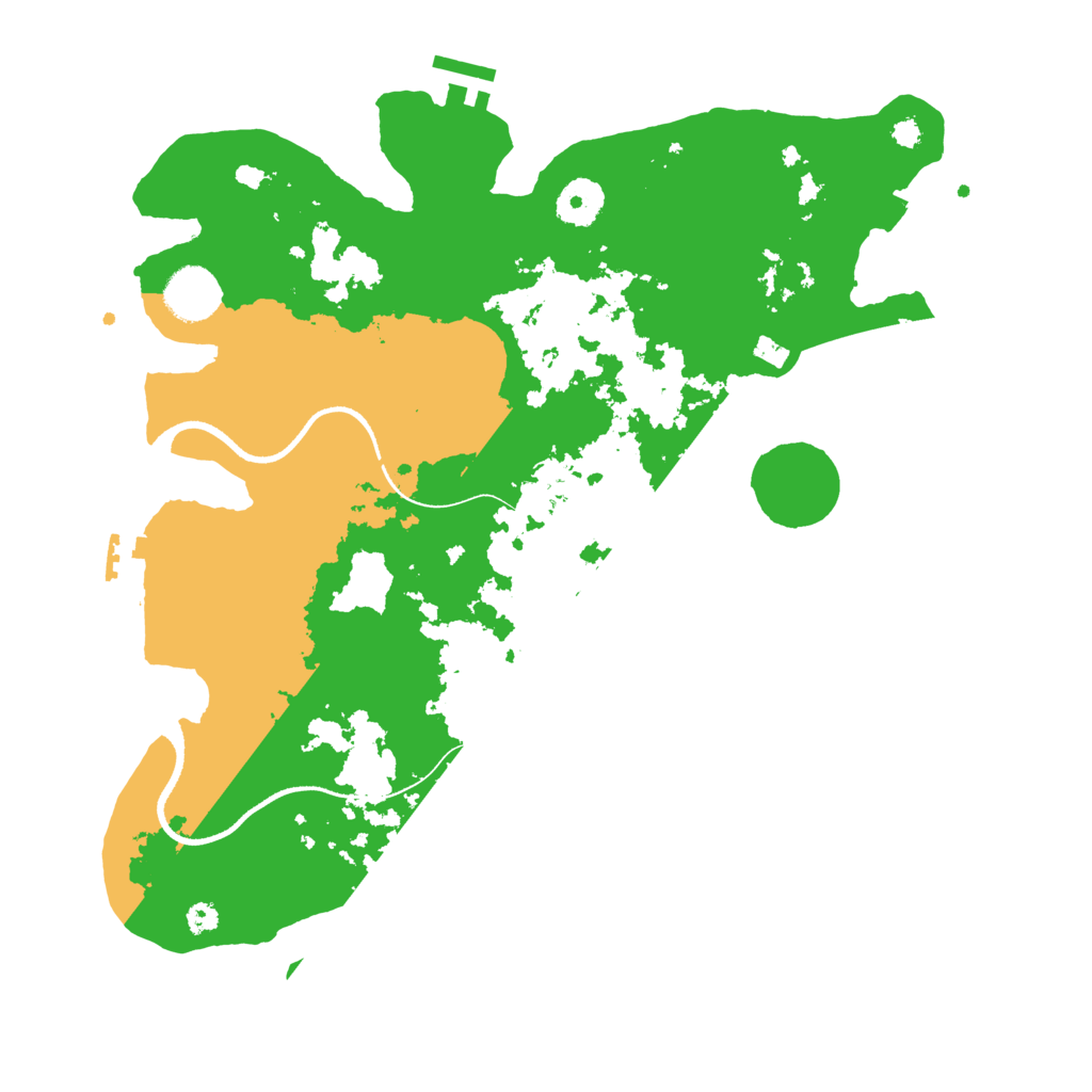 Biome Rust Map: Procedural Map, Size: 3500, Seed: 1778119066