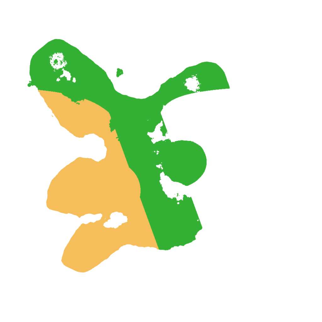 Biome Rust Map: Procedural Map, Size: 2000, Seed: 32714