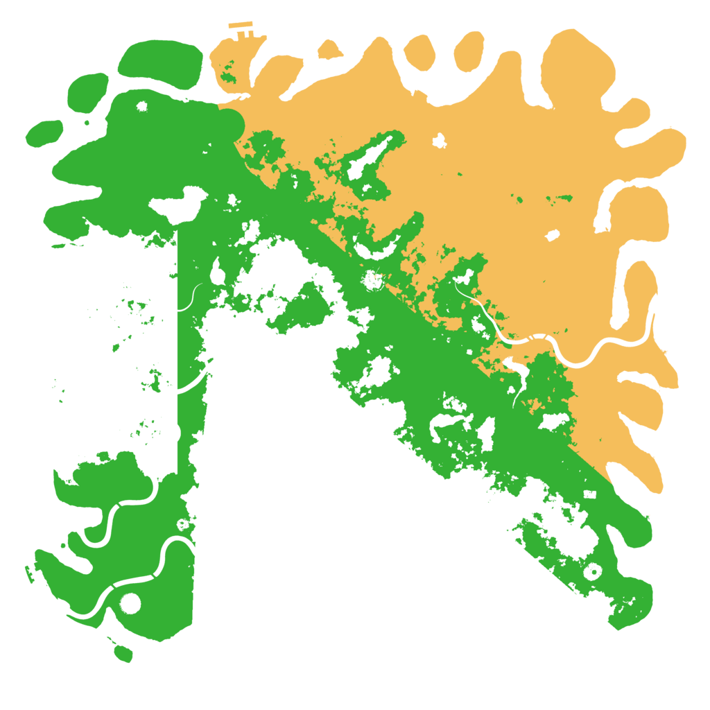 Biome Rust Map: Procedural Map, Size: 6000, Seed: 881538888