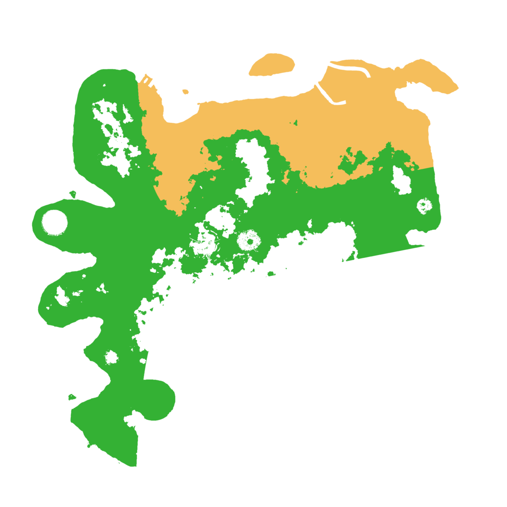 Biome Rust Map: Procedural Map, Size: 3500, Seed: 250009631