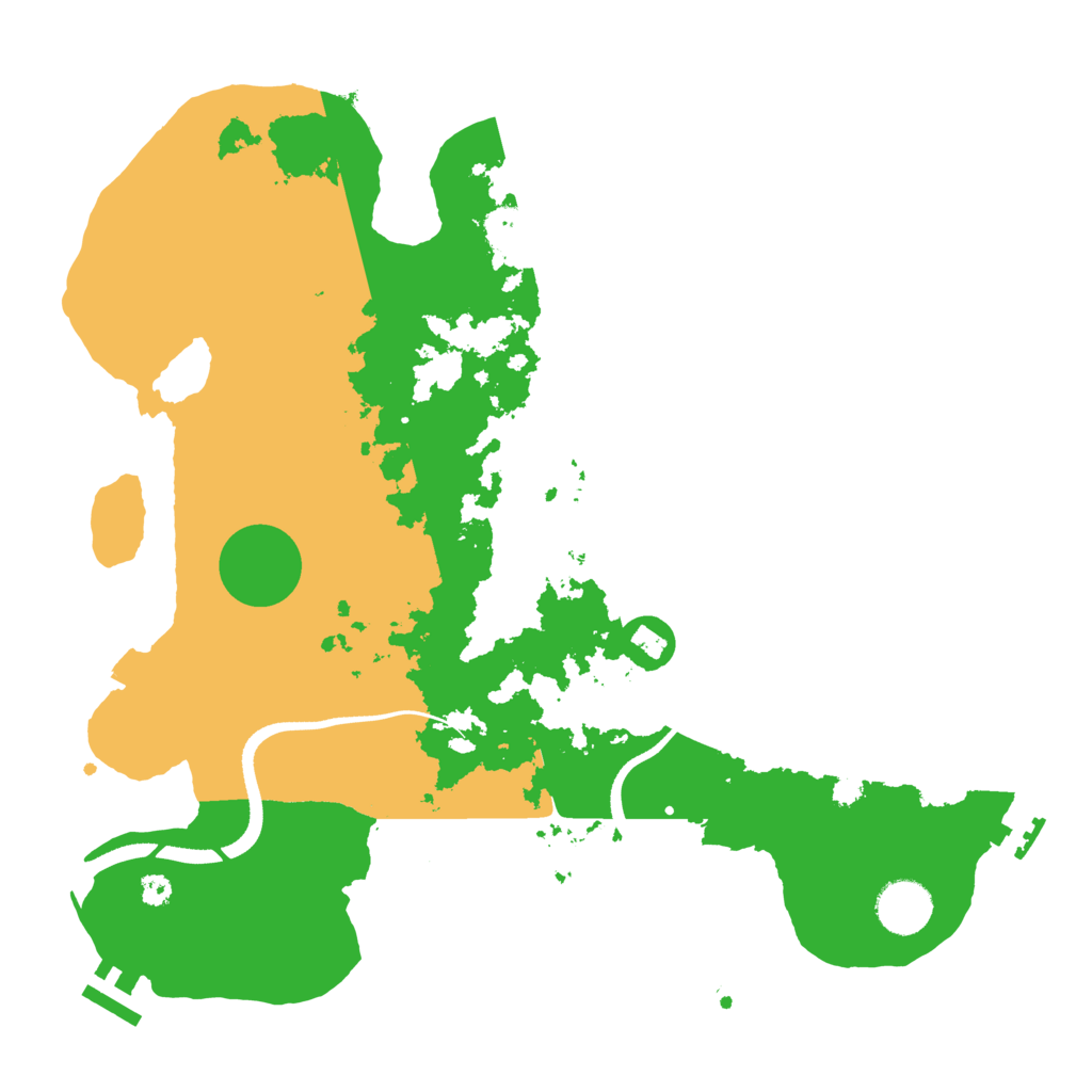 Biome Rust Map: Procedural Map, Size: 3500, Seed: 187297450