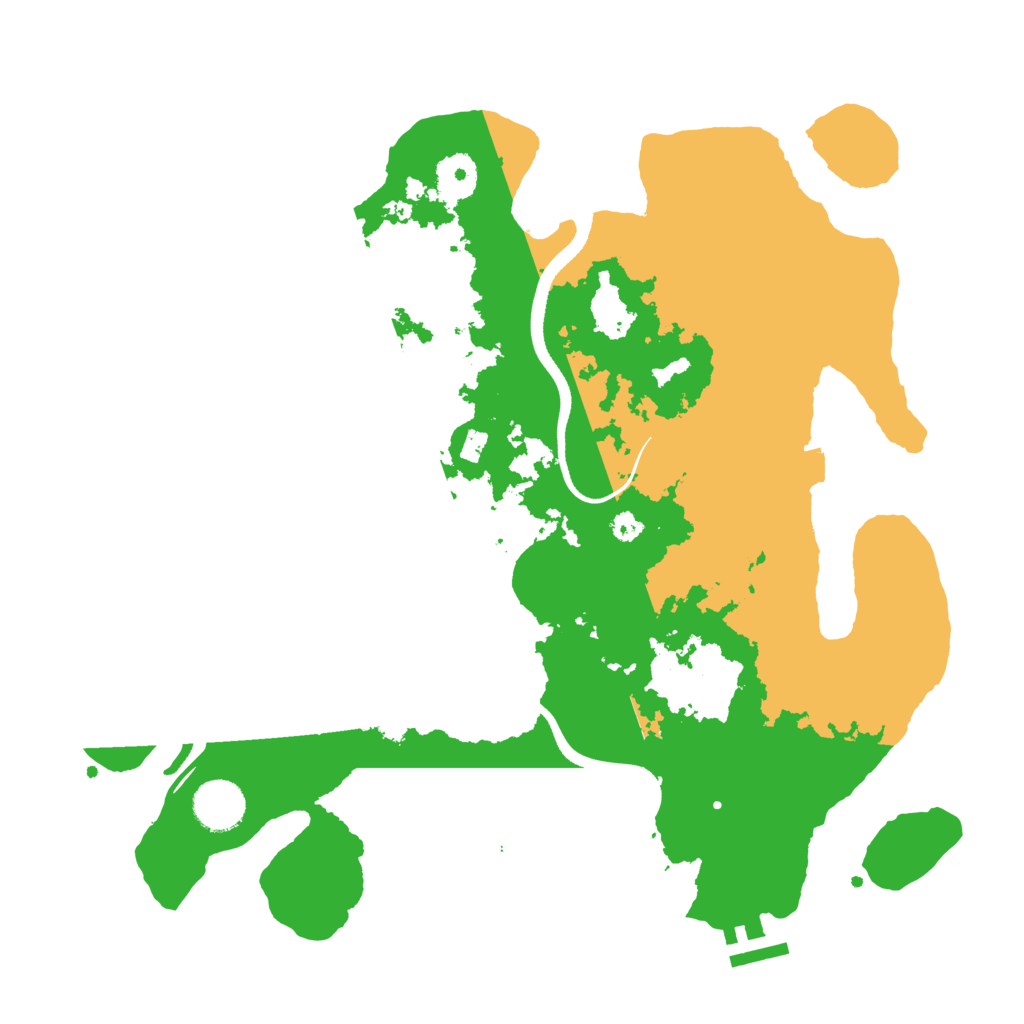 Biome Rust Map: Procedural Map, Size: 3500, Seed: 4632673