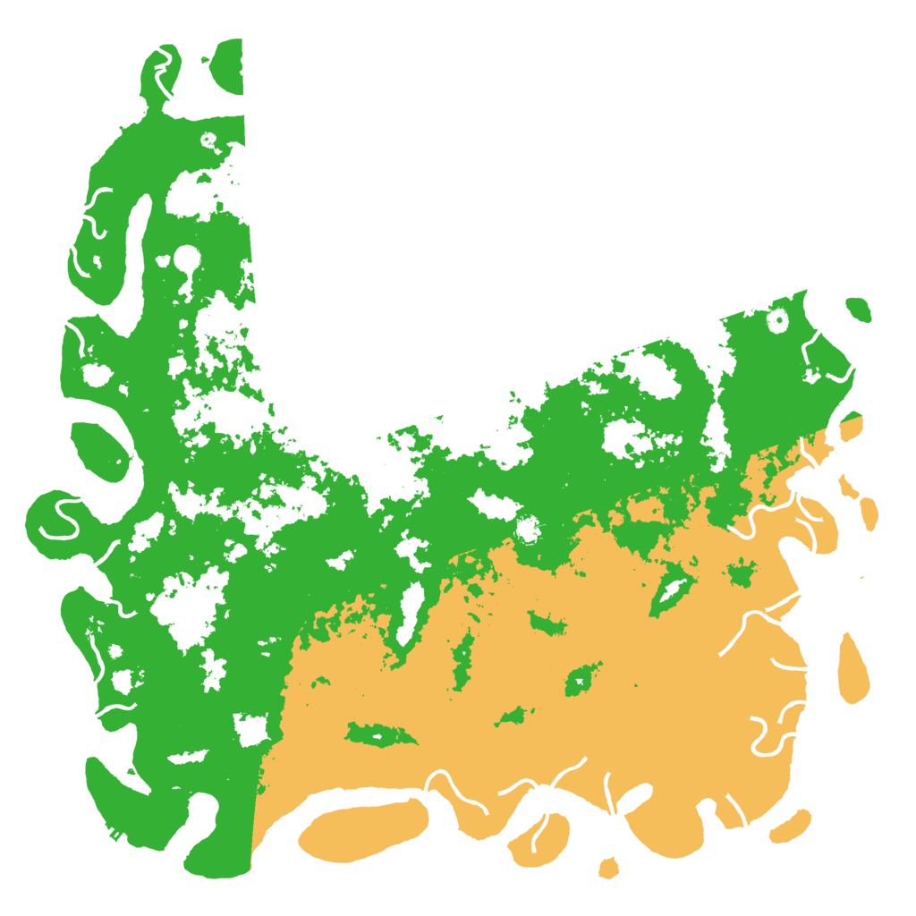 Biome Rust Map: Procedural Map, Size: 6000, Seed: 88