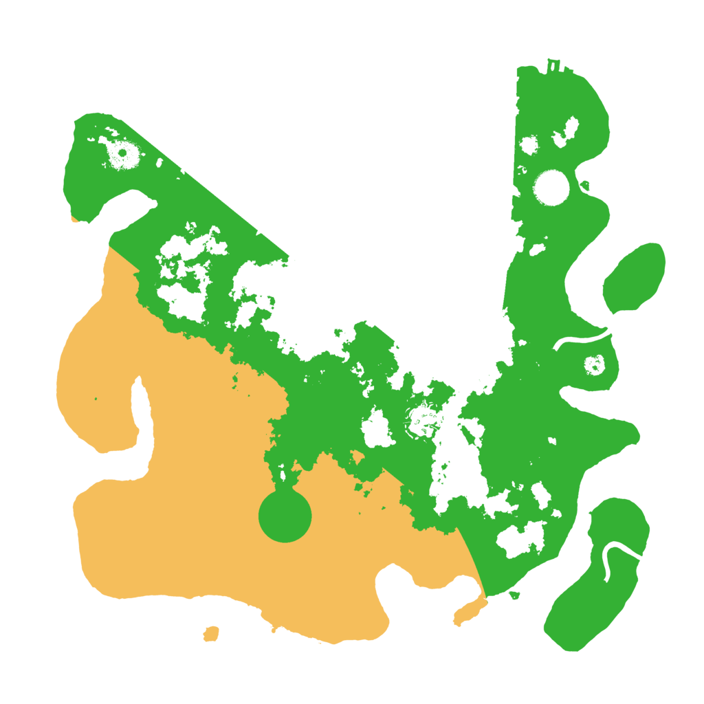 Biome Rust Map: Procedural Map, Size: 3500, Seed: 1046595079