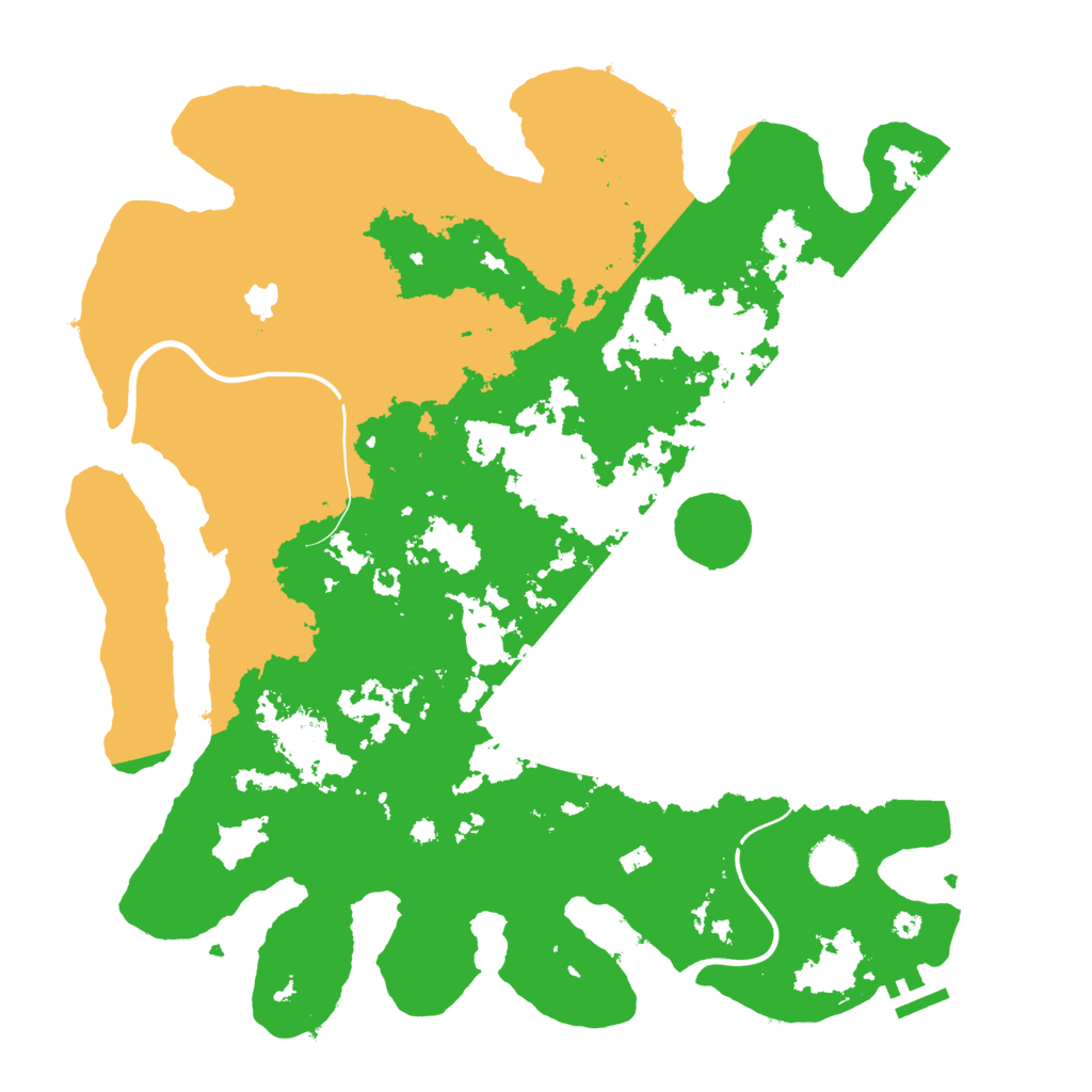 Biome Rust Map: Procedural Map, Size: 4000, Seed: 514955