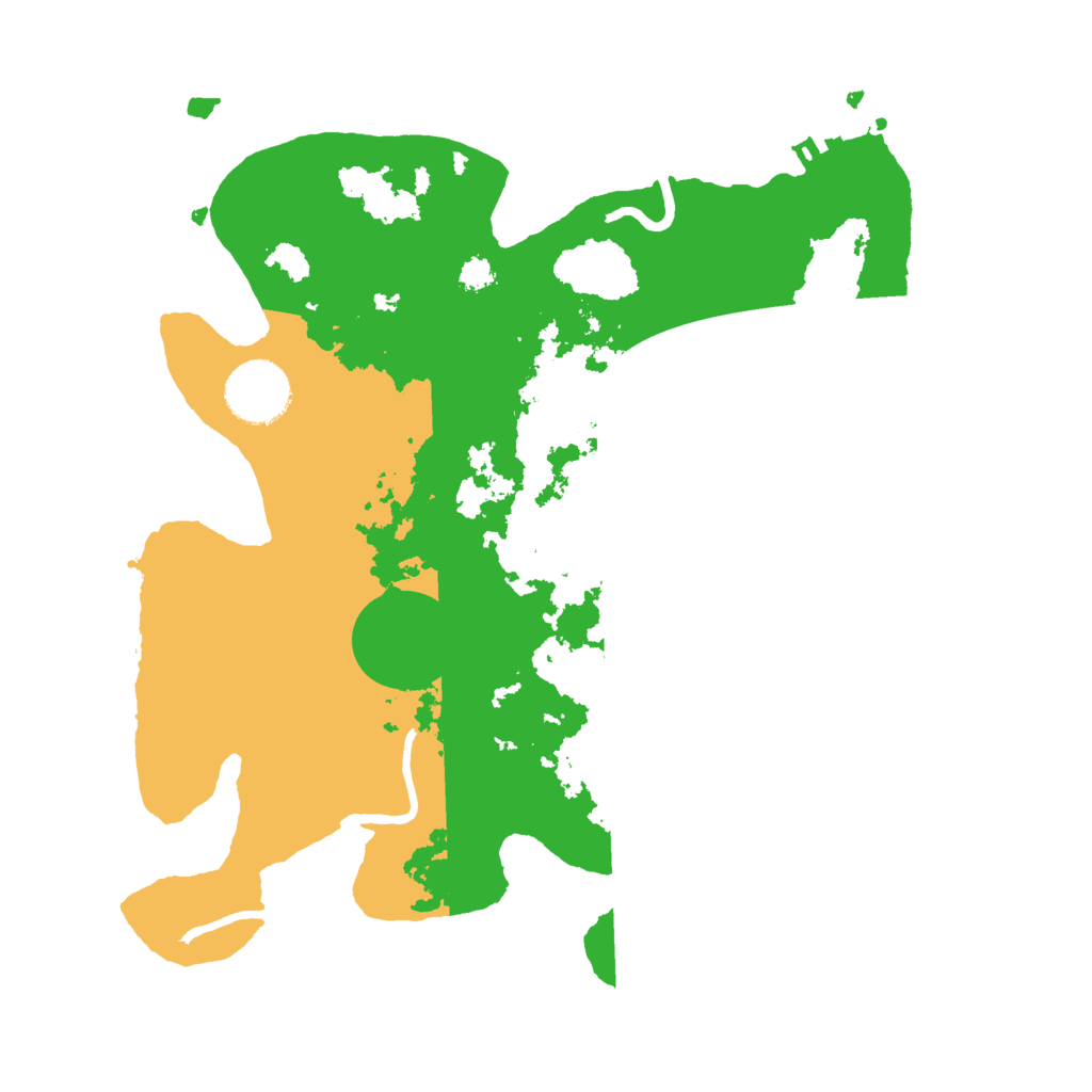 Biome Rust Map: Procedural Map, Size: 3000, Seed: 28554