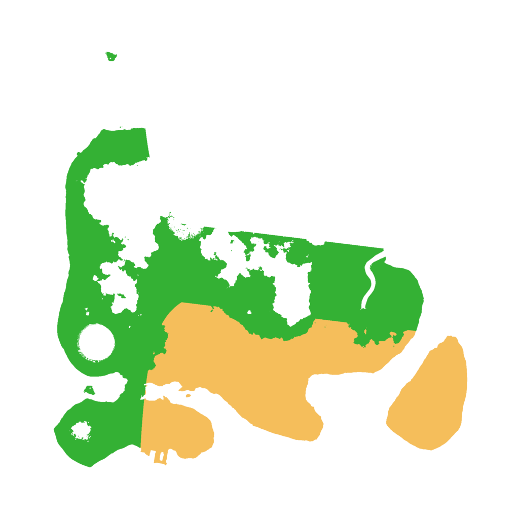 Biome Rust Map: Procedural Map, Size: 2500, Seed: 619893823