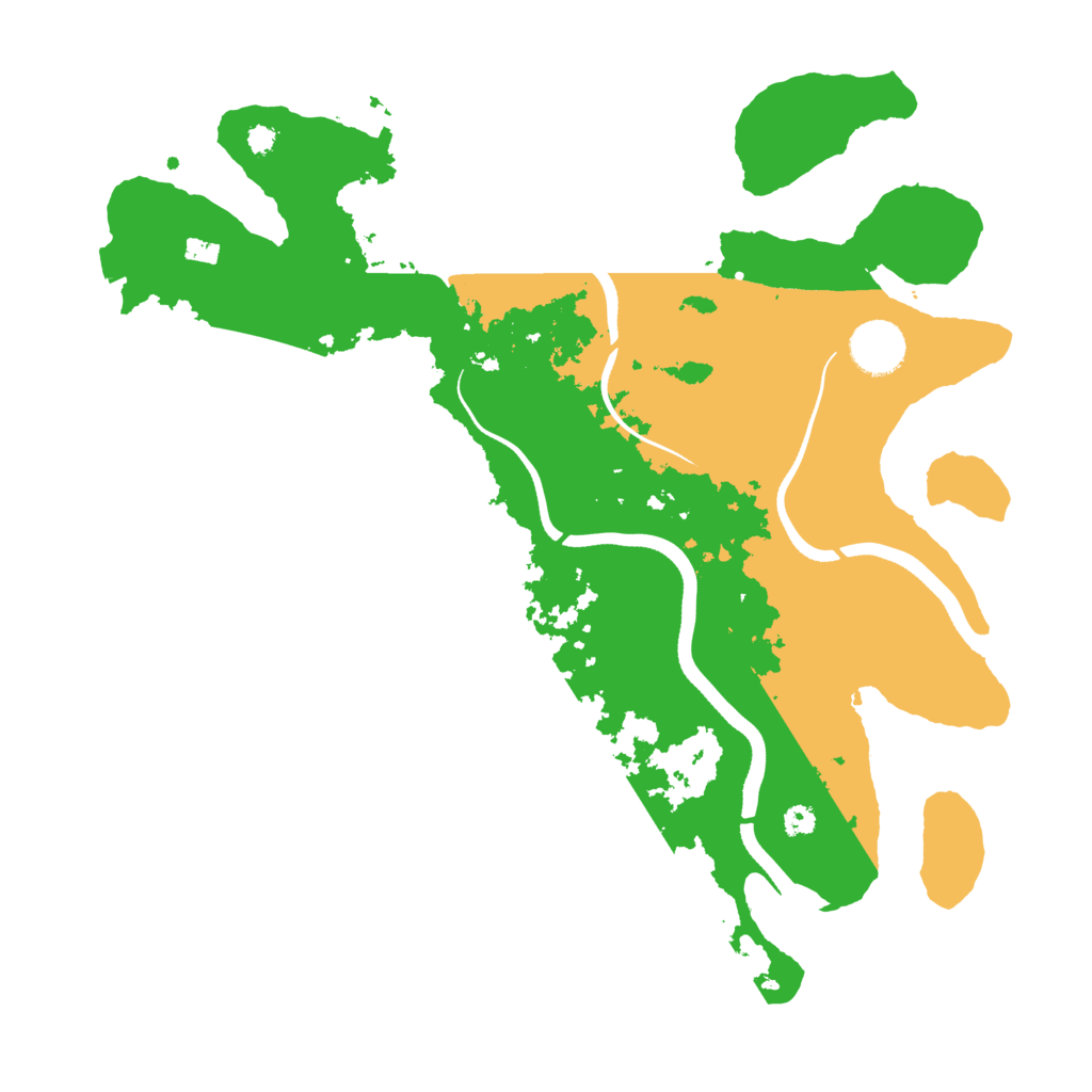 Biome Rust Map: Procedural Map, Size: 3500, Seed: 1623200