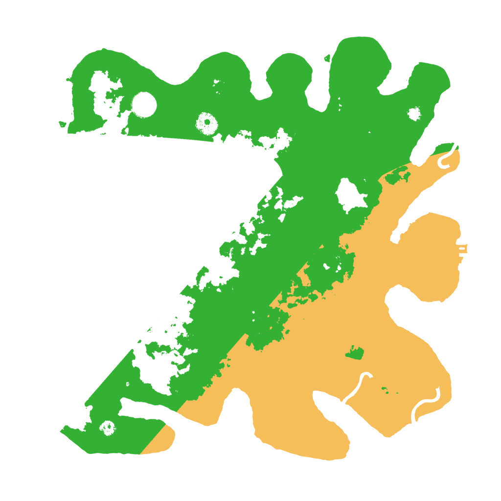 Biome Rust Map: Procedural Map, Size: 3500, Seed: 807550896