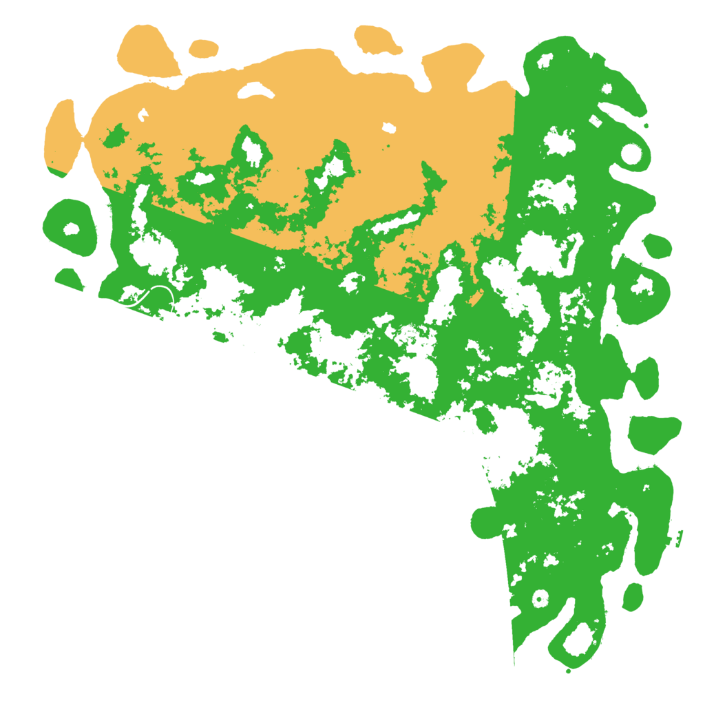 Biome Rust Map: Procedural Map, Size: 6000, Seed: 123467