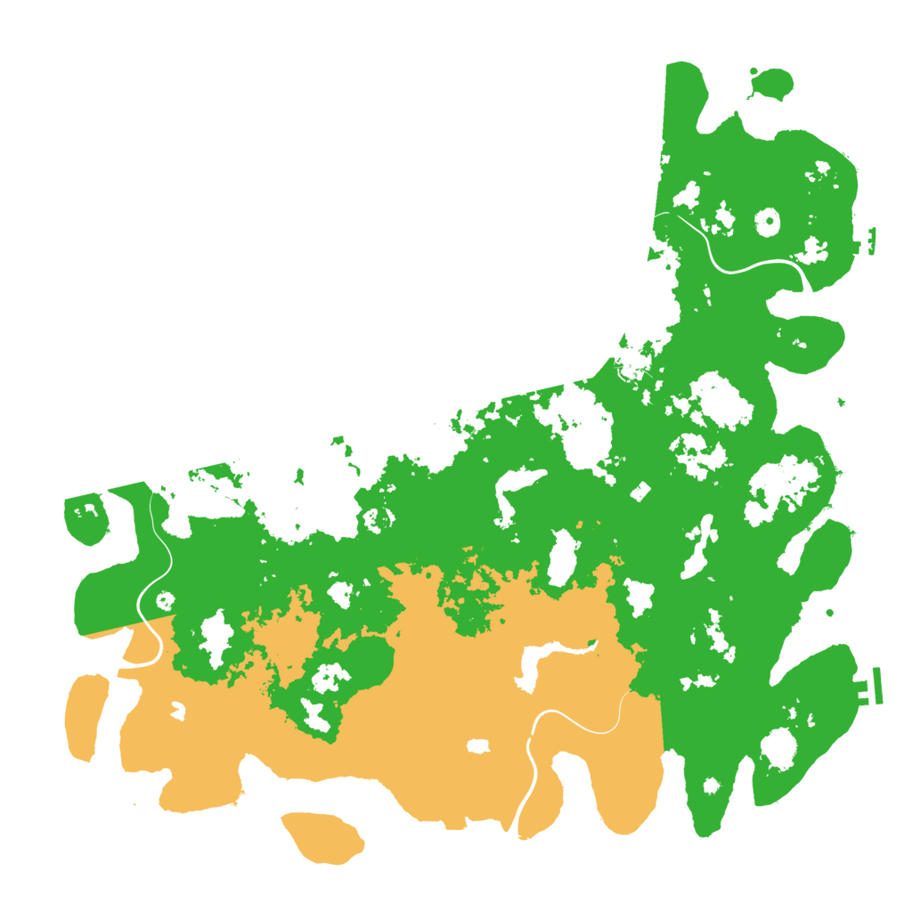Biome Rust Map: Procedural Map, Size: 5000, Seed: 6898616