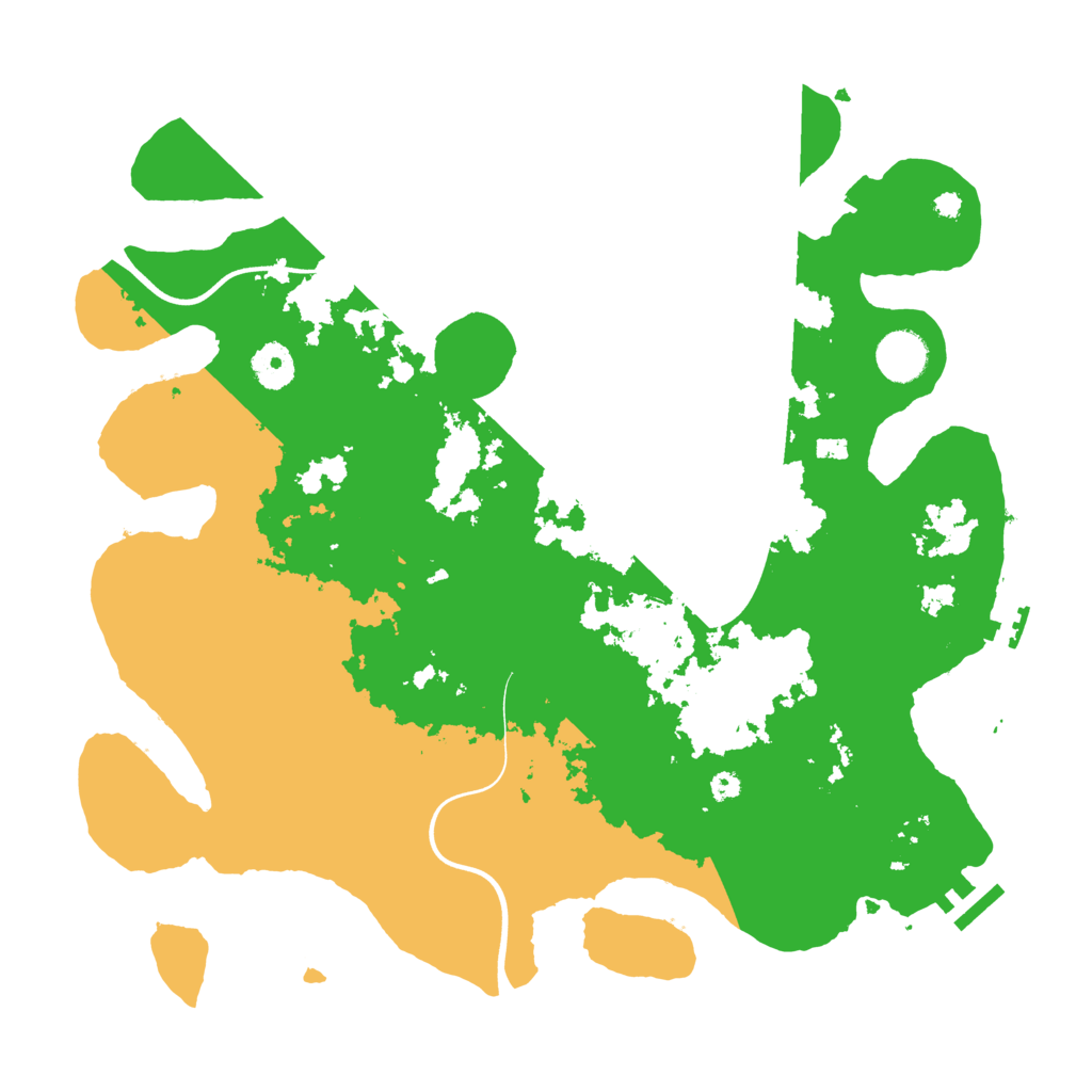 Biome Rust Map: Procedural Map, Size: 3750, Seed: 1682721349