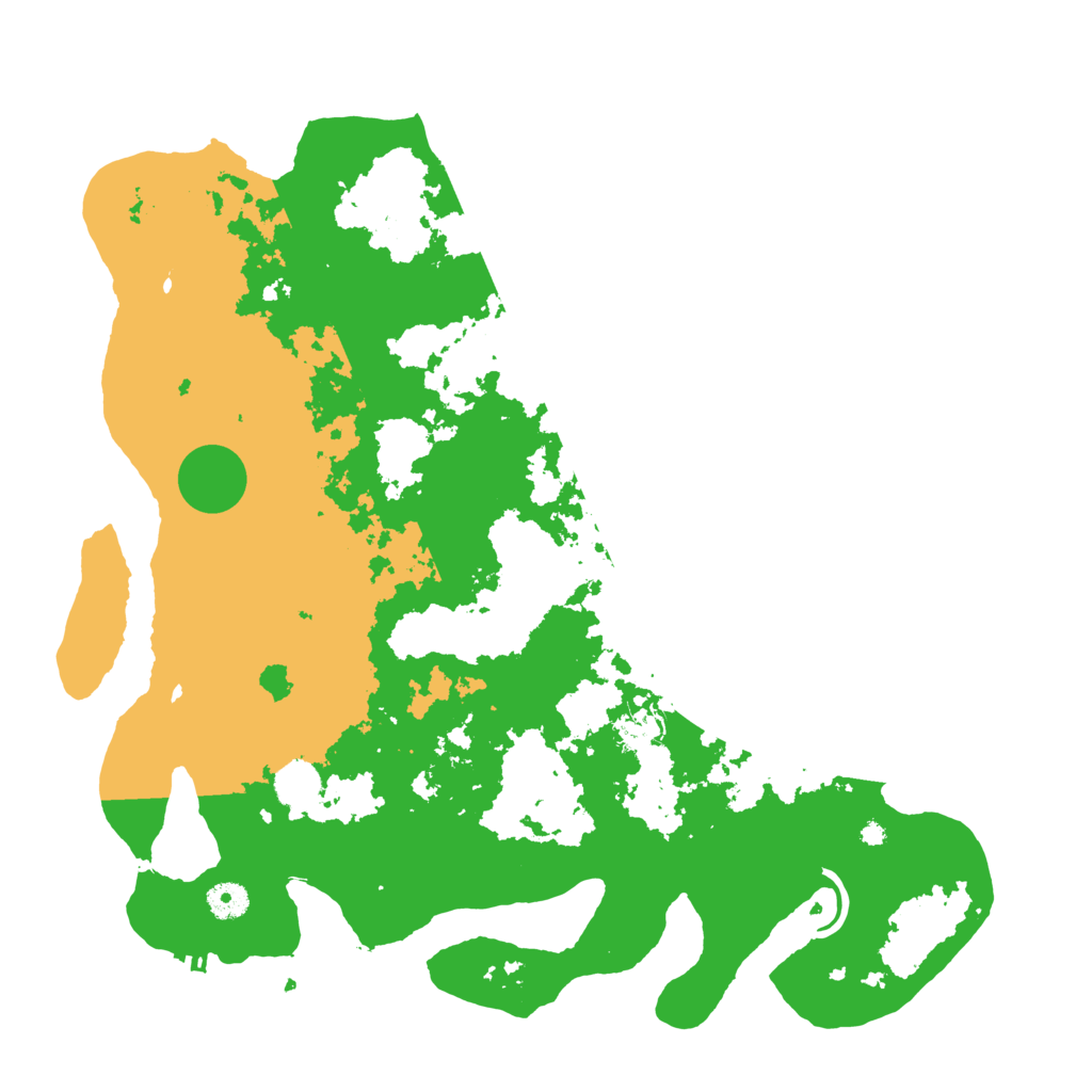 Biome Rust Map: Procedural Map, Size: 4200, Seed: 349947137