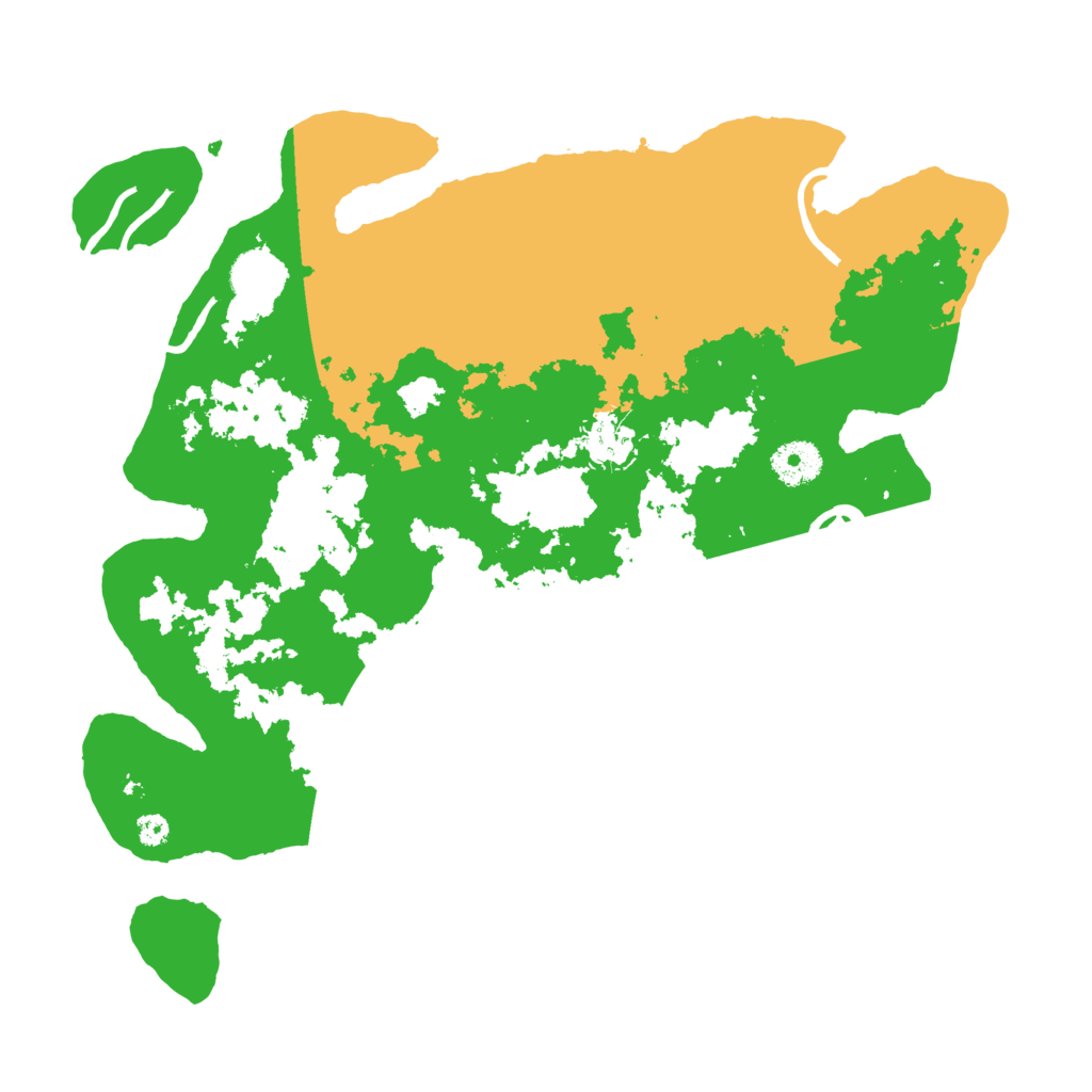Biome Rust Map: Procedural Map, Size: 3500, Seed: 1345122349