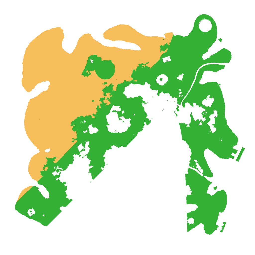 Biome Rust Map: Procedural Map, Size: 3500, Seed: 1776559926