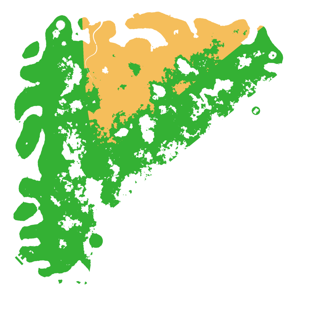 Biome Rust Map: Procedural Map, Size: 6000, Seed: 1749391770