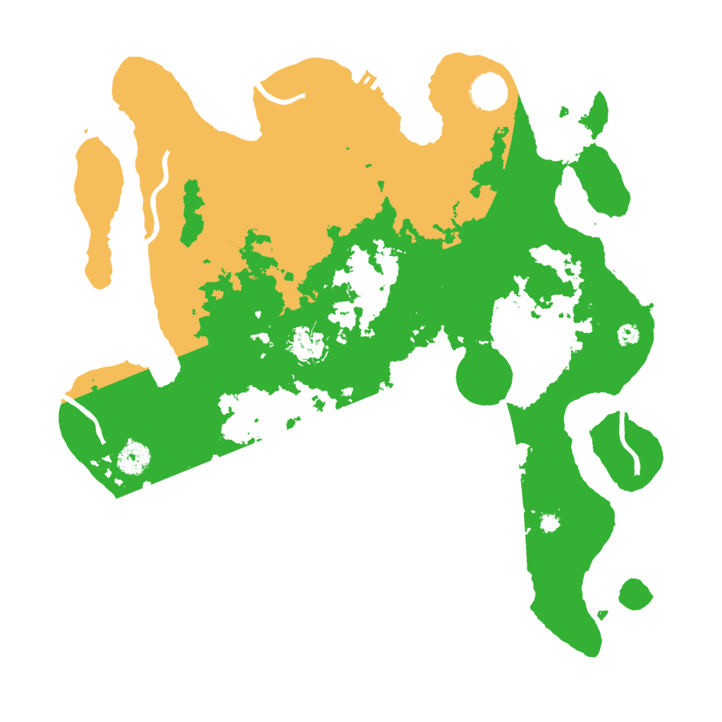 Biome Rust Map: Procedural Map, Size: 3400, Seed: 447306721